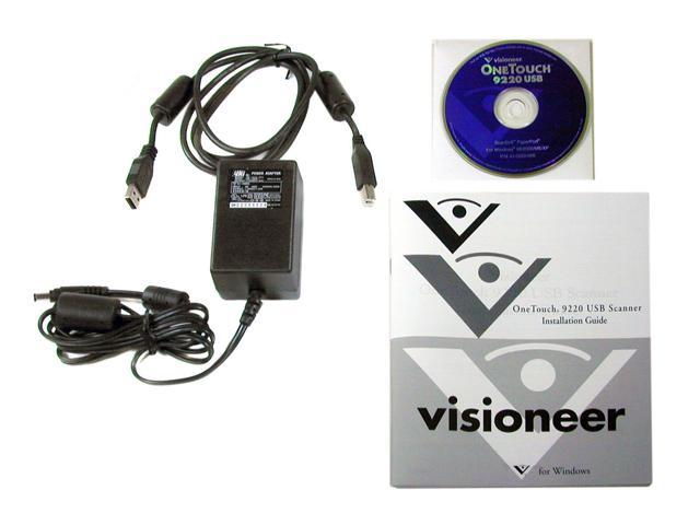 Open Box Visioneer One Touch D Wu Flatbed Scanner Newegg