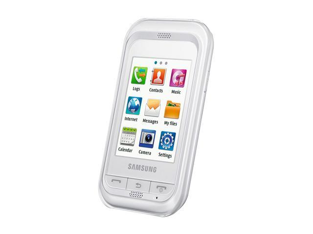 Samsung Champ C K Unlocked Gsm Touchscreen Cell Phone White