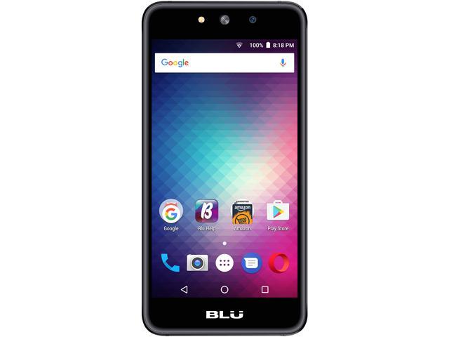 BLU Grand Energy G130Q Unlocked GSM Quad Core Phone Black Newegg