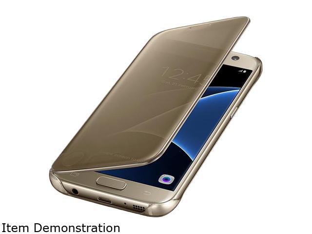 Samsung Galaxy S Edge S View Cover Clear Cover Gold Ef Zg Cfegus