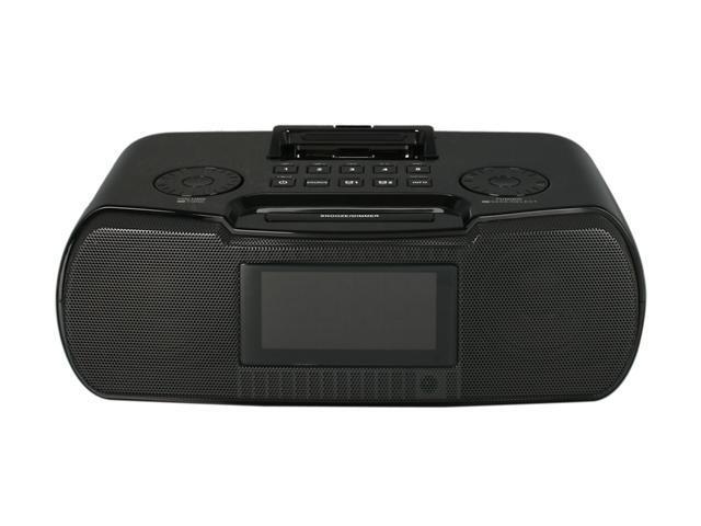 Sangean AM / FM-RBDS Digital Tuning Stereo Atomic Clock Radio with iPod Dock RCR-10 BL