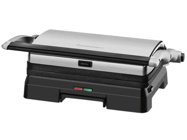 Cuisinart GR 11 Stainless Steel Griddler Grill Panini Press Newegg