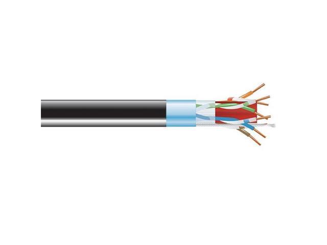 Black Box C6ABC51S BK 1000 1000 Ft CAT6A 650MHz Solid Bulk Cable F UTP