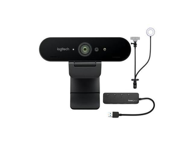 Logitech Miro K Pro Webcam With Webcam Stand And Port Usb Hub