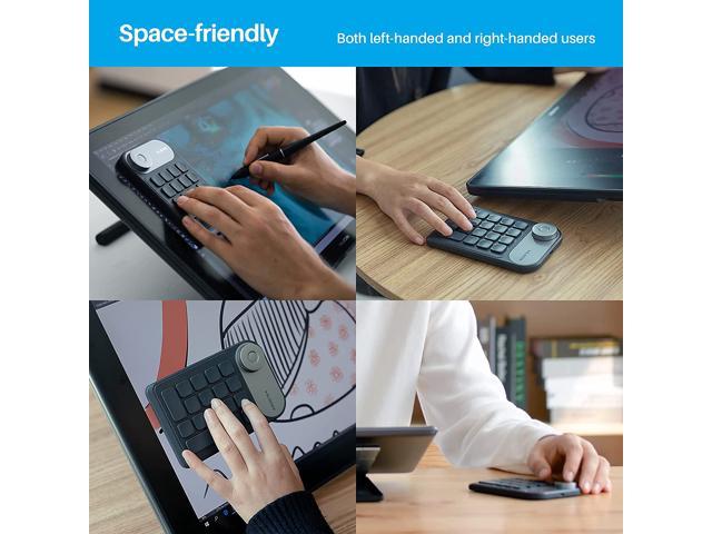 Huion Mini Keydial Kd Express Keys Remote Keyboard For Pen Display