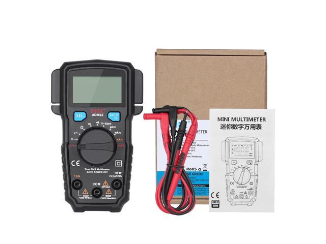 Bside Adm True Rms Digital Multimeter Auto Range Dmm Dual Slot Trms