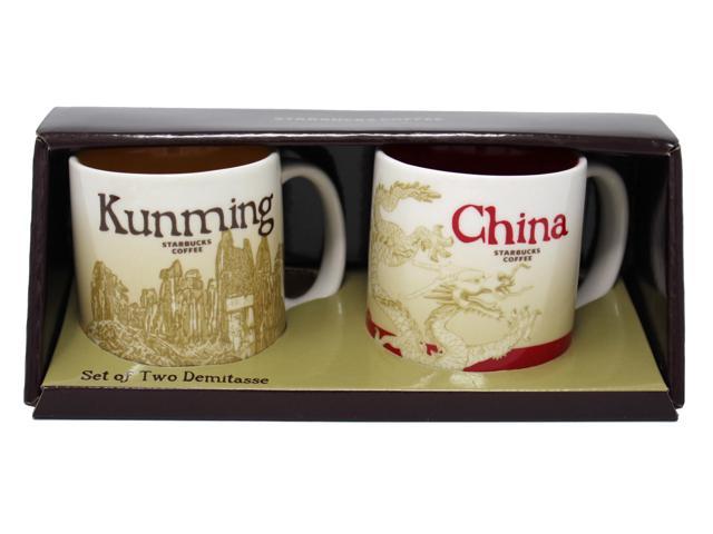 Starbucks Global Icon Series Kunming And China Demitasse Mugs 3 Oz 2