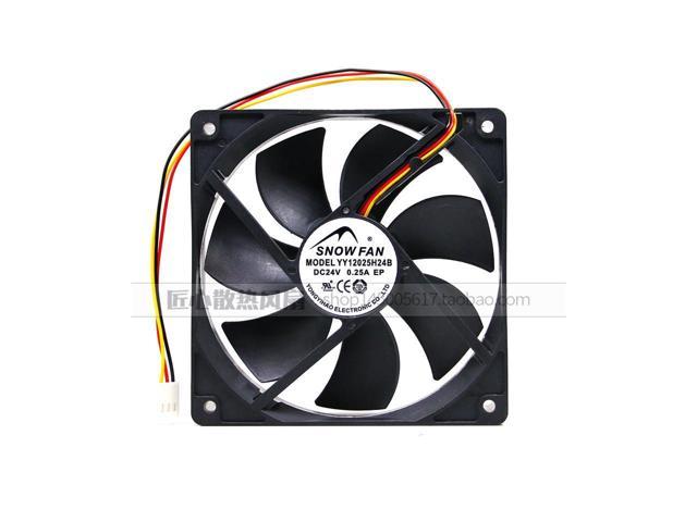 SNOW FAN YY12025H24B Server Cooling Fan DC 24V 0 25A 120x120x25mm 3