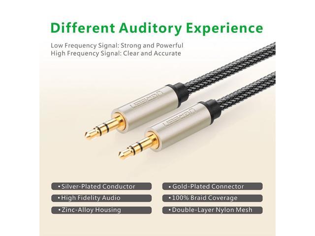 Ugreen 3 5mm Male To Male Auxiliary Aux Stereo Professional HiFi Cable