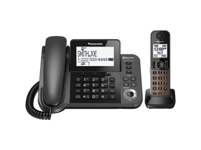 Panasonic KX TGF380M Corded Phone W1 Cordless Hdset Newegg