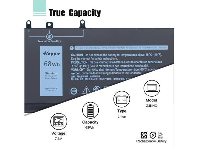 BOWEIRUI GJKNX 7 6V 68Wh 8500mAh Laptop Battery Replacement For Dell