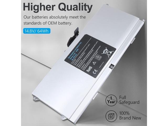 LQM 14 8V 4400mAh 65Wh New Laptop Battery For Dell XPS 15z L511Z