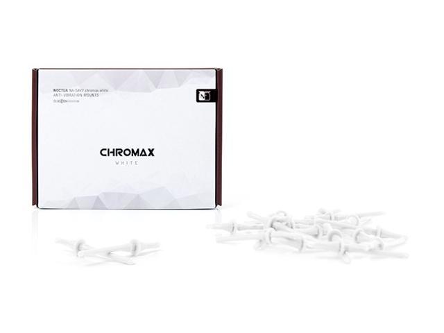 Noctua Na Sav Chromax White Silicone Anti Vibration Fan Mount Set