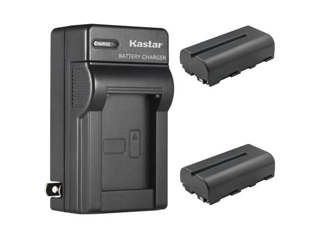 Kastar 2 Pack NP F550 NP F570 Battery And AC Wall Charger Replacement