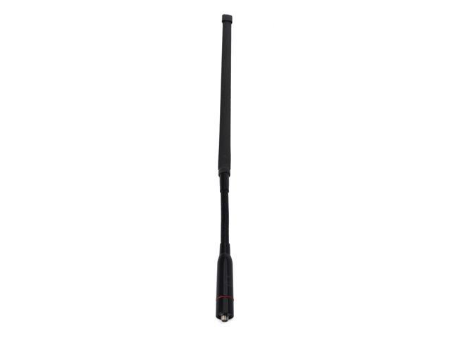 HYS Dual Band VHF UHF SMA Female Tactical Foldable Gooseneck Antenna