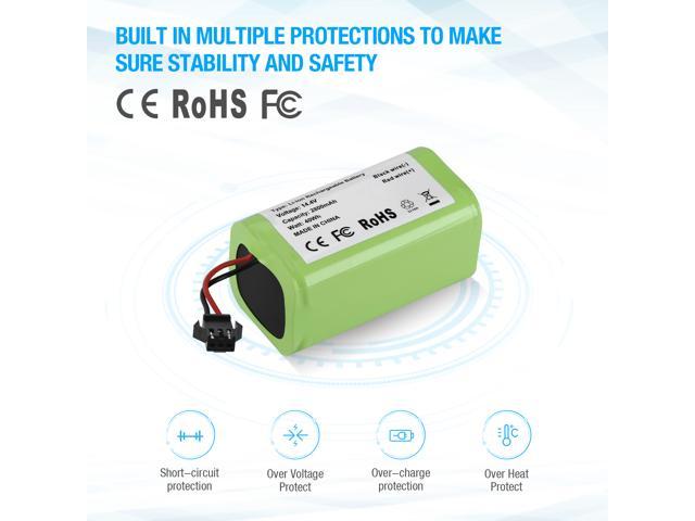 14 4v 2800mAh Li Ion Rechargeable Replacement Battery For Ecovacs