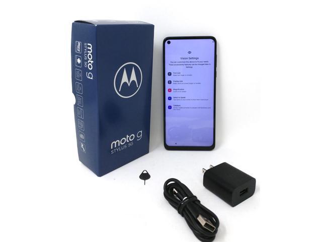 Used Like New OB Motorola Moto G Stylus 5G 2021 128GB XT2131 3 GSM