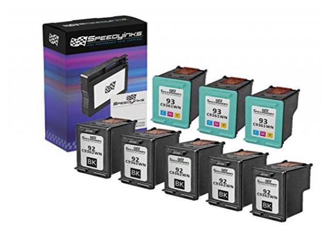 Speedy Inks 8PK Compatible Replacement For HP 92 C9362WN HP 93