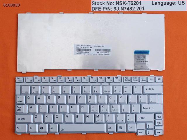 US Keyboard For Toshiba Satellite U300 U305 SILVER Newegg