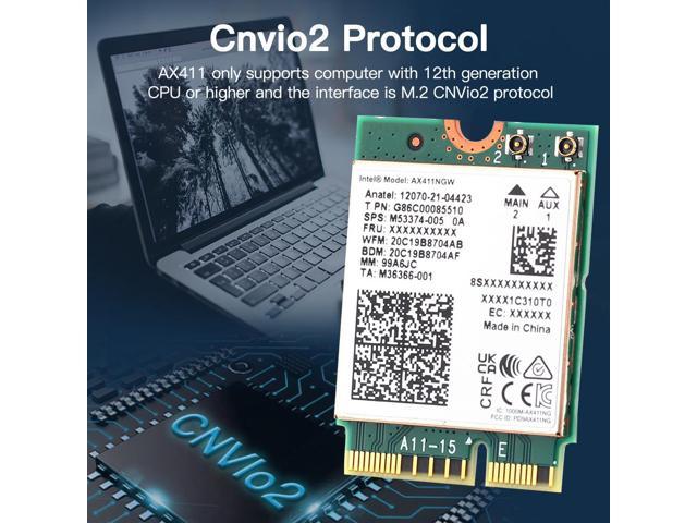 Fenvi Tri Band Wifi E Ax M Cnvio Wifi For Intel Ax Ngw Ghz