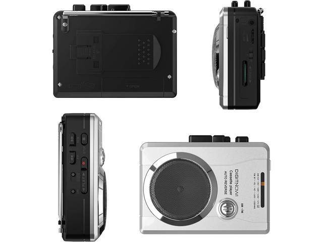 DIGITNOW AM FM Portable Pocket Radio And Voice Audio Cassette Recorder