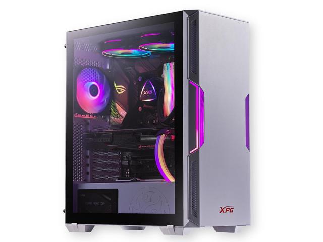 Xpg Starker White Mid Tower Chassis Argb Vento Fan Non Rgb