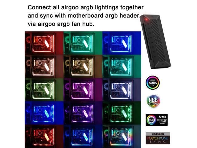 Airgoo Addressable RGB PSU Cable Extension Kit 24 Pin ATX Cable With