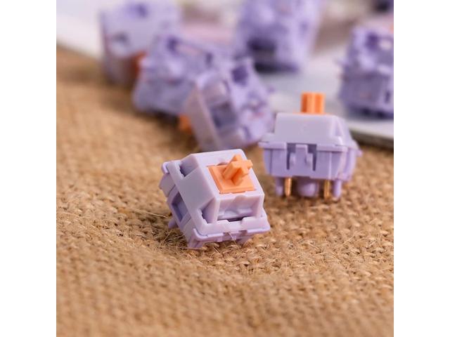 Epomaker Wisteria Tactile Mechanical Keyboard Switches Set Pin