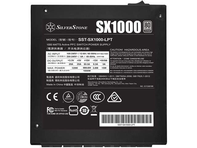 SilverStone Technology SX1000 Platinum 80 Plus Platinum 1000W Fully