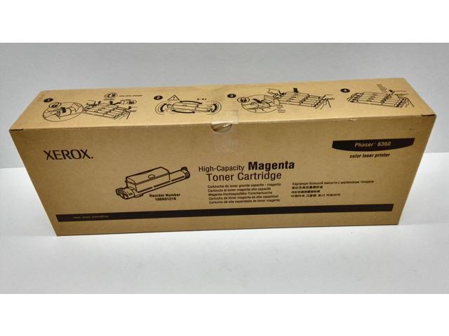 Xerox 106R01219 High Yield Toner Cartridge Magenta Newegg