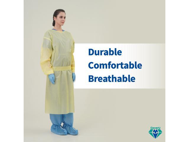 Medtecs Disposable Ppe Gowns Ppsb Pe Medical Isolation Gown