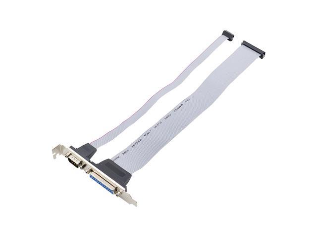 For PCI Slot Header Serial DB9 Pin With Parallel DB25 Pin Cable 28 5cm