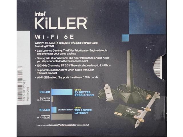 Intel Killer Wi Fi E Ax Pcie Card Newegg