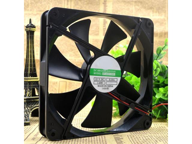 DF1402512SEL 14025 12V 0 14A 1 68W 14cm 2 Wire Cooling Fan Newegg