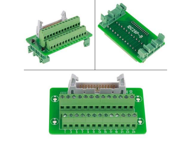 Idc P Din Rail Pin Mm Modul Mount Interface Male Connector Board