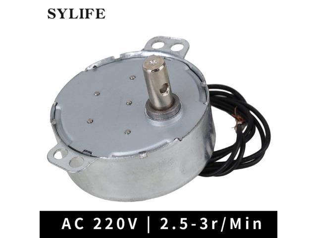 TYC 50 Motor síncrono de 220V AC 2 5 3 r min 50 60Hz CW CCW 4W 10mm de