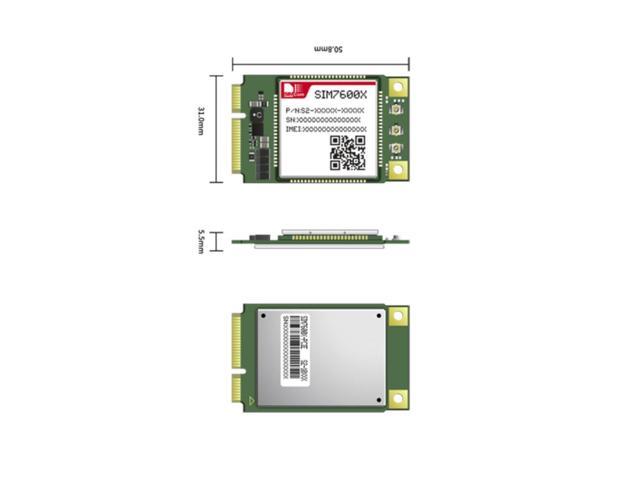 Simcom Sim Sa Mini Pcie Lte Cat Module Lte Fdd B B B B B B