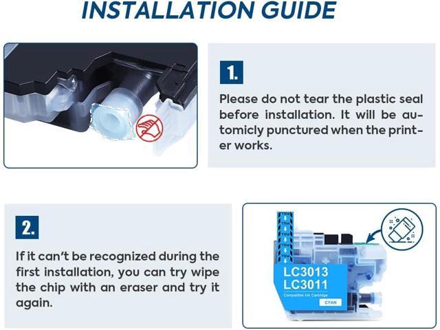 ALLWORK New Version LC3013 3011 Compatible Ink Cartridges Replacement