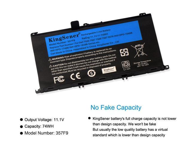 Kingsener V Wh F Laptop Battery Notebook Batteries For Dell