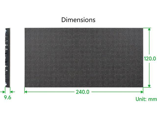 Flexible Rgbfull Color Led Matrix Panel X Pixels Mm Pitch