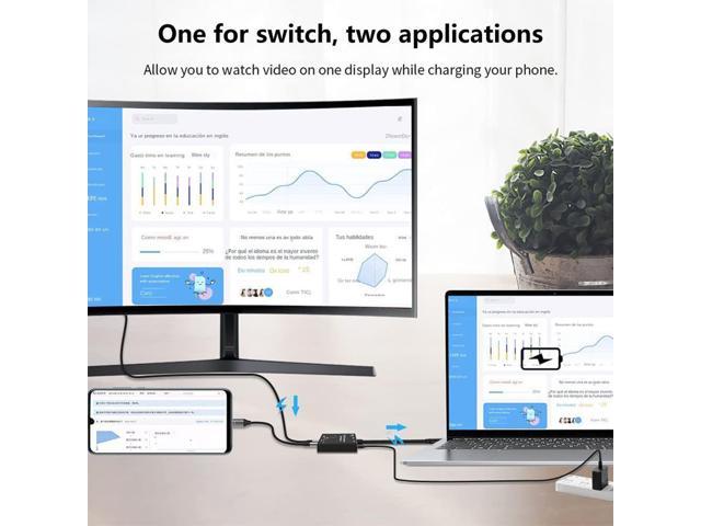 Aubeamto Usb C Usb Type C K Switch Bi Direction K Hz K Hz