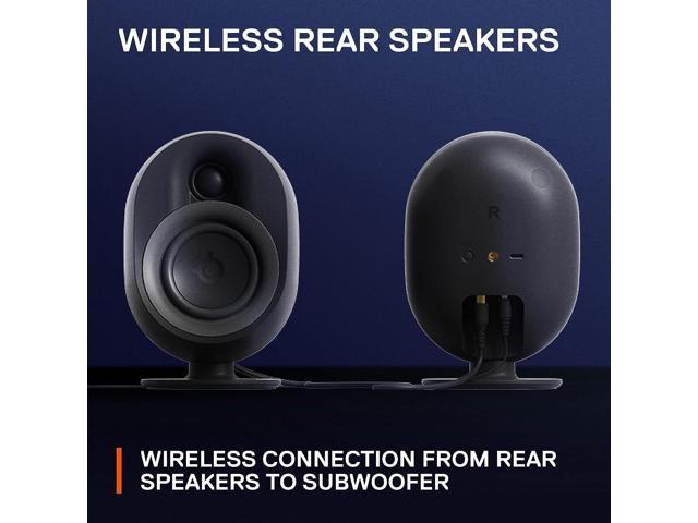 Steelseries Arena Illuminated Desktop Gaming Speakers Usb