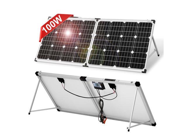 Dokio Portable Foldable W V Solar Suitcase Monocrystalline