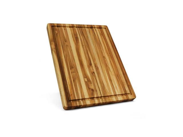 18 In X 14 In Large Size Teak Wood Rectangular Cutting Board