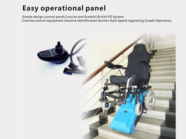 Best Selling Electric Stair Climbing Wheelchair Lightweight Aluminum