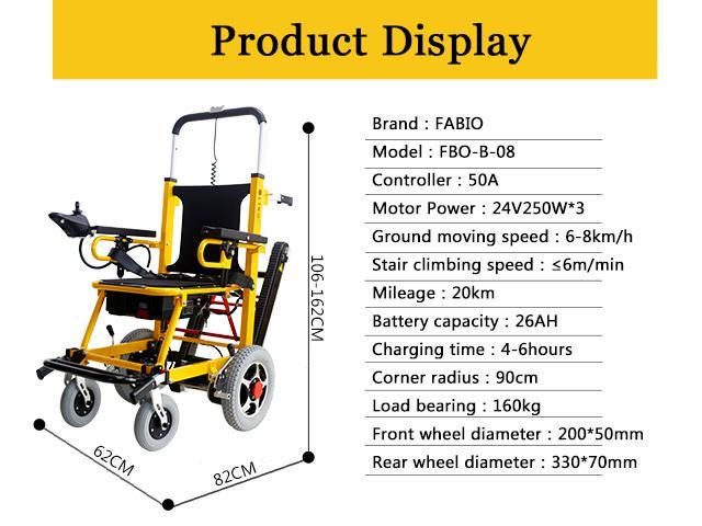 Fabio Electric Stair Lift Climbing Stairs Portable Power Chair