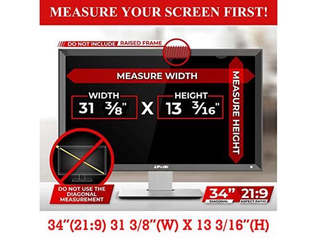 Apeisi Inch Privacy Screen Filter For Computer Widescreen