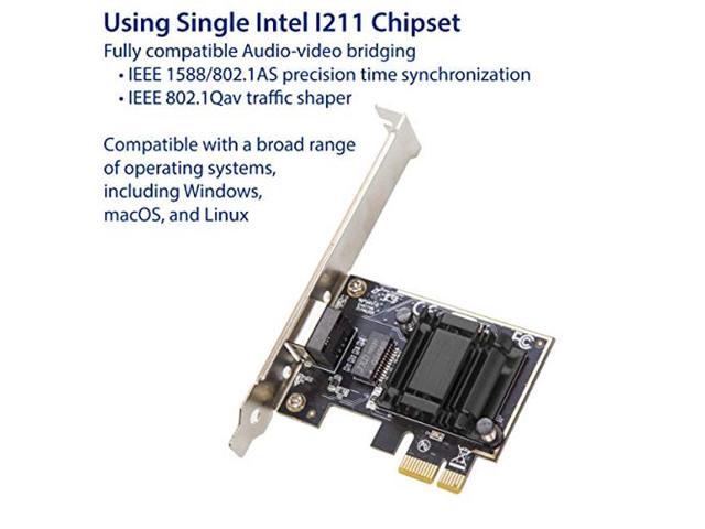 Io Crest Single Port Gigabit Ethernet Pci E X Intel I Controller