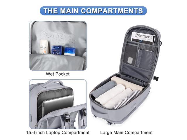 Coofay Large Personal Item Travel Backpack For Women Men Airline