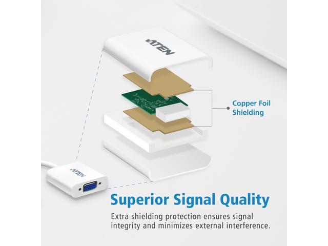 Aten Vc Displayport To Vga Adapter Newegg